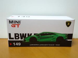 ★MINI GT 1/64　LB-WORKS liveLamborghini Huracan　　ランボルギーニ ウラカン-グリーン　　149★