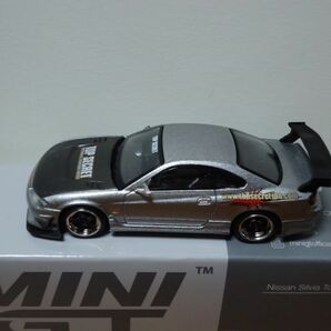 ★MINI GT 1/64 Nissan Silvia Secret 日産 シルビア トップ シークレット  シルバー★の画像5