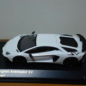 ★CAR.NEL 1/64  Lamborghini ランボルギーニ アヴァンタドール SV  ホワイト★の画像5