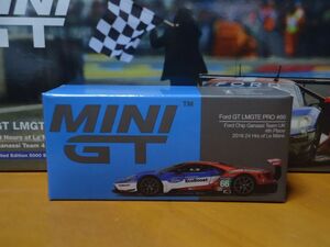★MINI GT 1/64　フォード GT LMGTE プロ #66　フォード・チップ・ガナッシ・チームUK 4位　2016 ル・マン 24時間レース　276★