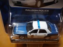 ★グリーンライト 1/64　ローリー 警察　ノースカロライナ州　2008 フォード クラウン ビクトリア ポリスインターセプター　 未開封★_画像5