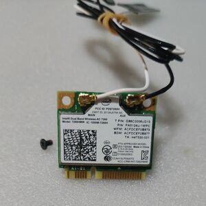 無線LANカード intel Dual Band Wireless-AC 7260 Model7260HMW