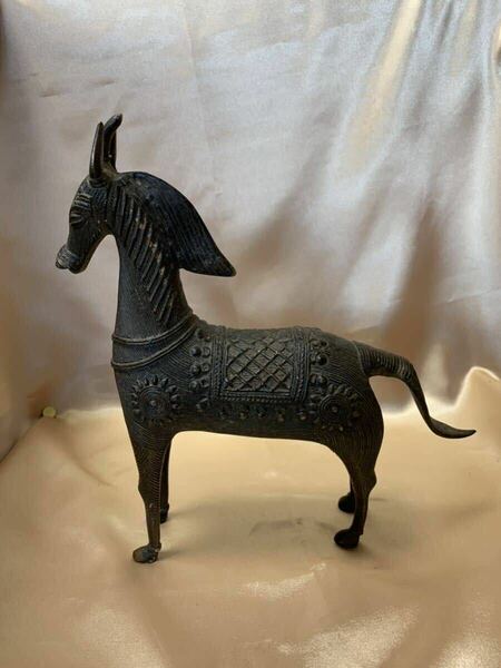 銅製　古代馬　骨董品 中国 