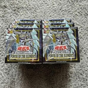 初回限定版 ボーナスパック付き パワーオブジエレメンツ 遊戯王OCG シュリンク付き 6BOX 未開封