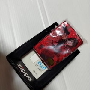 未使用　ZIPPO 　ANGEL HEART　エンジェルハート　両面デザイン　レッドメタリック　　　2009年製