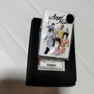 未使用 ZIPPO ANGEL HEART　エンジェルハート 集合絵　ホワイト　前面以外は薄い迷彩　2008年製