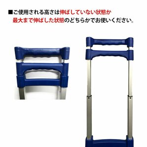 送料無料 キャリーカート キャリーワゴン 台車 荷物運び 折りたたみ 耐荷重60kg キャンプ アウトドア 災害時 買い物 旅行 軽量 ad224の画像3