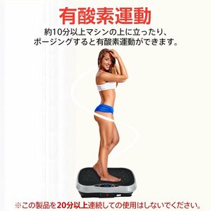 1円 振動マシン 3Dマット ミニ コンパクト フィットネス バランス ブルブル 健康 トレーニング エクササイズ PSE認証済 リモコン de116の画像4