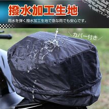 送料無料 シートバッグ バイク 小型 シートバッグポケット リュック 大容量15-25L ヘルメット リアバッグ テールバッグ ライダー ee331_画像2