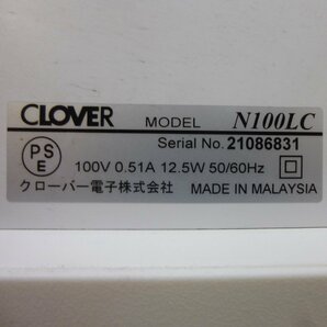 10508●【カギ付き】CLOVER N100LC 究極のレジスター クローバー●の画像9