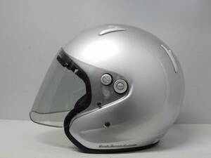 即決♪アライ Arai SZ-m UP TOWN XLサイズ(61-62㎝) シルバー★★内外装洗浄済み★★オートバイ ジェット ヘルメット