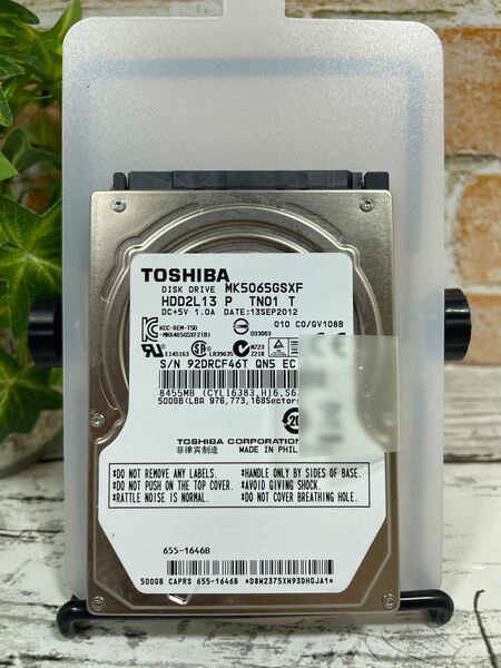 HDD 2.5インチ 500GB 東芝 TOSHIBA Apple純正 SATA 3