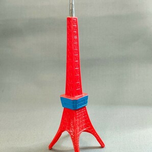 レア●ブルマァク 東京タワー ジャイアント 怪獣付属 ソフビ ■真赤 オリジナル 当時物 の画像1