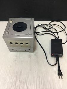  Game Cube silver GAMEBOY player set accessory power cord only operation verification ending 