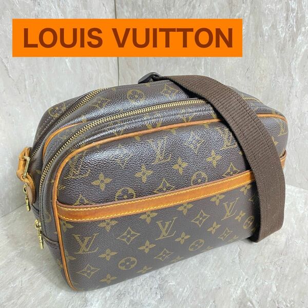 ルイヴィトン　モノグラム　リポーターPM ショルダーバッグ　斜め掛け LOUIS VUITTON