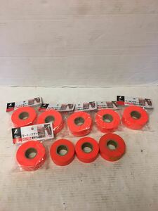 630319011 marking tape 9 pcs set unopened goods have 30.×50m fluorescence orange eyes seal ba millimeter using .. have product number 73800