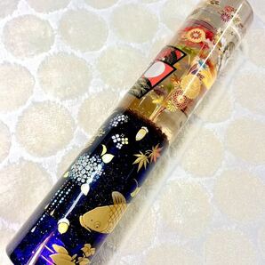 水中花 シフトノブ 商売繁盛 鯉 風神雷神 花札 和柄 210mm/直径41mm ワンオフ デコトラ トラック野郎 カスタム 旧車 の画像8