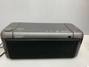 CK@ 通電確認済 AM/FMラジオ音出し確認済SONY ソニー D-2010 CD ラジオ カセットテープ プレイヤー 本体のみ ブラウン 