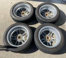 EK@ 直接引取り大歓迎 タイヤ 4本セット PIRELLI 195/55R15 ホイール付 MOMO 6J×15H2 アルミホイール 4穴 06年製 イタリア製 ピレリ モモ_画像7