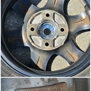 EEK◇ 直接引取大歓迎 DUNLOP ARREEST タイヤ 145180R13 75S EC202 4穴 ホイール 97113×4.00B タイヤホイールセットの画像9