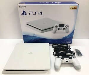 [rmm] SONY PlayStation4 CUH-2200A B02 500GB グレイシャーホワイト 通電確認 動作確認 初期化済み