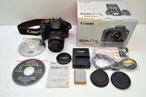 [fui] Canon キャノン DS126181 デジタルカメラ　EOS Kiss X2 デジカメ　一眼レフカメラ　レンズ　18-55mm　1:3.5-5.6 IS