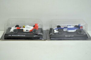 [fui]　未使用 2台まとめ Tyrrell 019 NO.4 / 1989 McLaren MP4/5 Honda NO.1 1/64 京商 F1 レーシングカー ミニカー 車