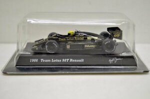 [fui]　未使用 1986 Team Lotus 98T Renault NO.12 1/64 京商 F1 レーシングカー ミニカー 車