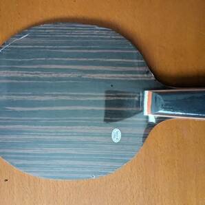 卓球 XING SABEI 中ペンラケット 黒檀＋カーボンの７枚合板の画像2