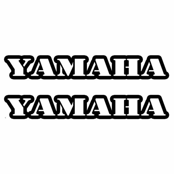 (04) カッティングシート YAMAHA ヤマハ 2枚セット ステッカー