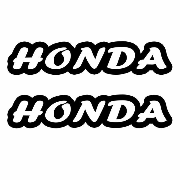 (03) カッティングシート HONDA ホンダ 2枚セット ステッカー