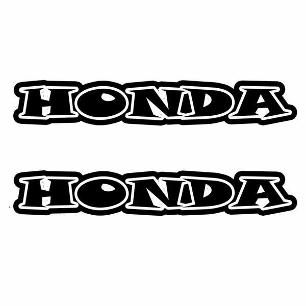 (D06) カッティングシート HONDA ホンダ 2枚セット ステッカー