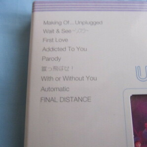 DVD 宇多田ヒカル UNPLUGGED アンプラグド ライブ (First Love Automatic 等…) + 初回限定盤 2DVD UH4 SINGLE CLIP COLLECTION VOL.4の画像3