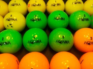ホンマD1 24球 (黄,緑,橙) ロストボール ゴルフボール HONMA