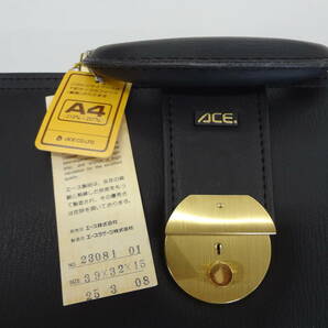 エース ACE 鞄 カバン バッグ ビジネス 黒 ブラック ACE Luggage ＆ vbags ACE CO LTD エース株式会社 エースラゲージ株式会社 タグ付きの画像3