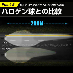 h4 ledヘッドライト バイク ledバルブ ヘッドライトバルブ 爆光 明るい ハイロー Hi/Lo 切り替え 車検対応 12v 24v ホワイト 白色 1本の画像6