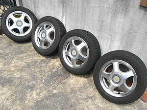 YOKOHAMA ice GUARD iG50 PLUS 165/65R14 14インチ 4,5穴マルチ OFF+45 スタッドレスタイヤセット