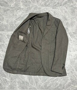 L.B.M. 1911 Slim Fit ルビアム 1911 ウール　スリムフィット　ハウンドトゥース　テーラード　ジャケット　無双仕立て　本切羽　サイズ42