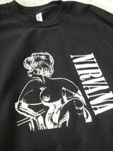 【新品】Nirvana Tシャツ Lサイズ オルタナ グランジ ノイズ ギターポップ カート・コバーン Sonic Youth バンドT_画像3