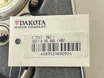 7-17 DAKOTA ダコタ WATCH COMPANY ミニクリップ シルバー 3807-9 稼動品 新品_画像10