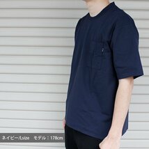 介護 福祉 ウェア ジャケット インナー 襟高 Tシャツ 半袖 (ホワイト/LL) ユニセックス 吸収 速乾 汗 汗染み ストレッチ クールビズ 丸首_画像8