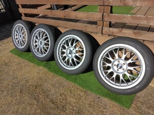 「引取のみ限定」スバルに装着　BBS DTM　17インチ　7.5J PCD100