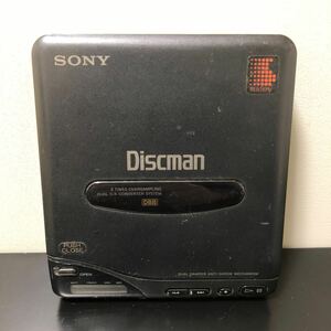 S 3P SONY Discman D-66 COMPACT DISC COMPACT PLAYER ソニー ディスクマン ポータブルCDプレーヤー ウォークマン オーディオ機器 現状品