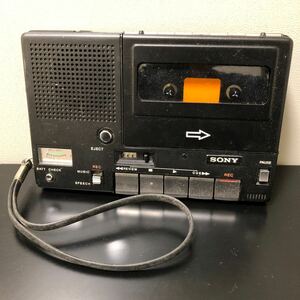 S 3P SONY CASSETTE-CORDER TC-1100B ソニー カセットレコーダー カセットテープレコーダー BLACK ブラック 黒 オーディオ機器 現状品