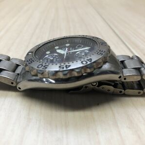 SNR240412 SEIKO 腕時計 7T92-OBDO AIR DIVER SCUBA 200 SB-AP SR927SW クロノグラフ TITANIUM セイコー 時計 エアー ダイバー 現状品の画像7