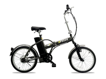 ★フルアルミ電動自転車（モペット版）FOX20 折りたたみタイプ リチウムイオンバッテリ-　20インチ　黒_画像1