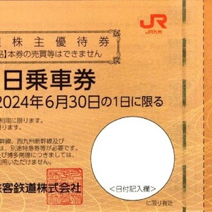 JR九州 株主優待 1日乗車券の画像1