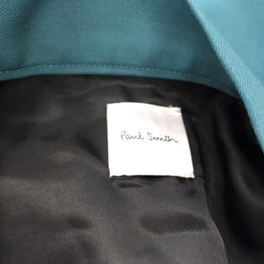 2416 【Paul smith オンワード】前ボタン 巻きロングスカート サイズ：40 色：黒グリーンの画像7