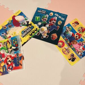 SUPER MARIO スーパーマリオ ランチクロス 4枚セット　ランチョンマット　ハンカチ