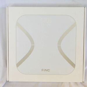 H048 未使用 FiNC（フィンク）体組成計 スマホ連動 自動記録 高性能体重計 ヘルスメーター